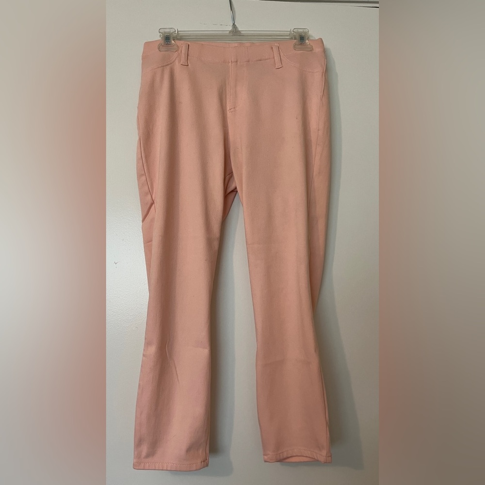 Faded Glory Cropped Pink Jeggings